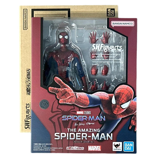 Spider Man No Way Home Shfiguarts Action Figure Peter Parker 1/12 Joint Movable Shf Statue Model Toys for Kids Collection Doll