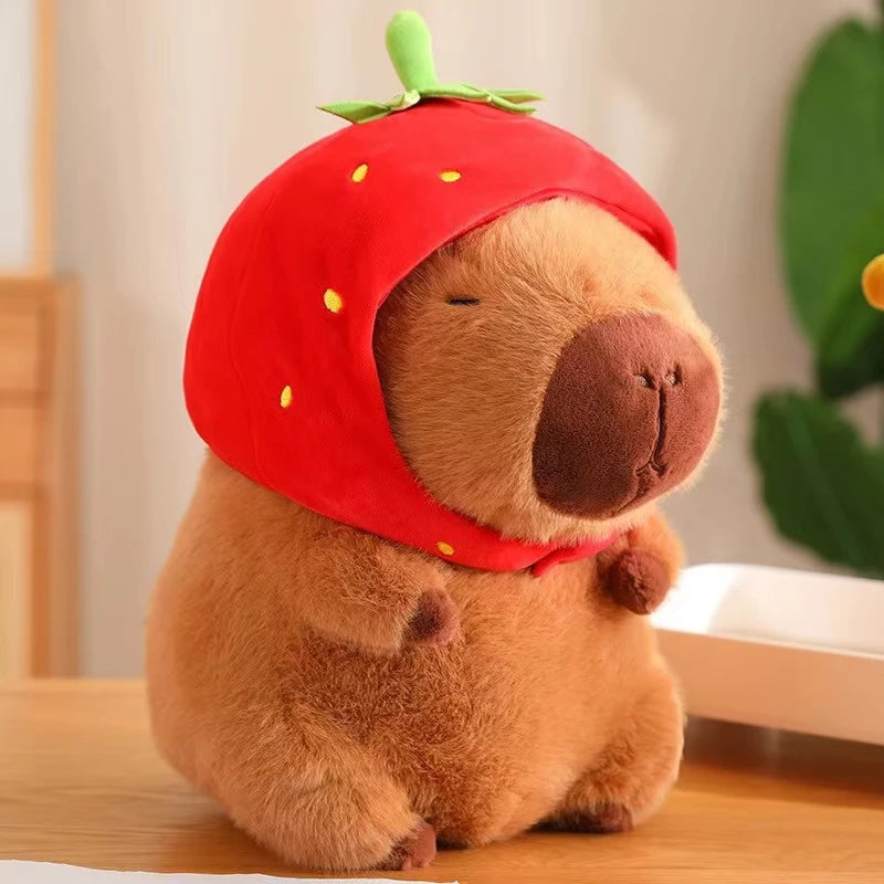 15-30Cmcapybara Plush Simulation Capibara Anime Fluffty Toy Cute Doll Stuffed Animals Soft Doll Plush Christmas Thanksgivinggift