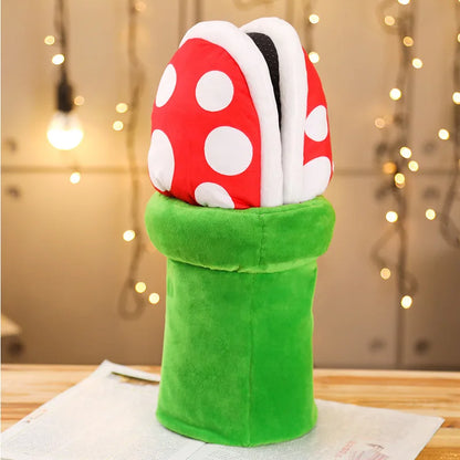 Anime Novelty Game Super Luigi Bros Cotton Slippers Cosplay Costumes Props Corpse Flower Cartoon Kawaii Shoes Cute Slipper